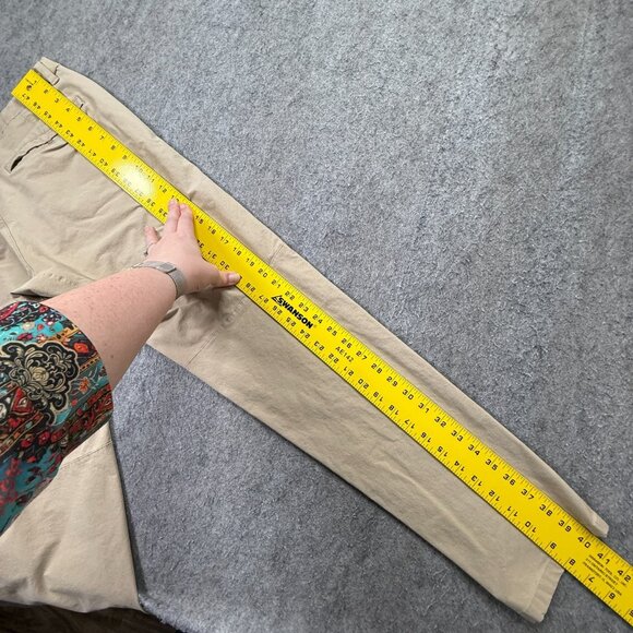 Lululemon Commission Pants Men 32 x 31 Beige Tapered ABC Technical Classic Fit - Picture 11 of 16